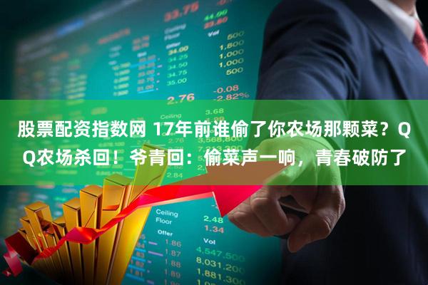 股票配资指数网 17年前谁偷了你农场那颗菜？QQ农场杀回！爷青回：偷菜声一响，青春破防了